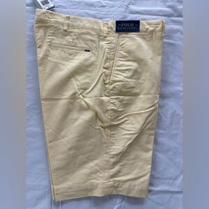 Ralph Lauren Light Yellow Cotton Shorts